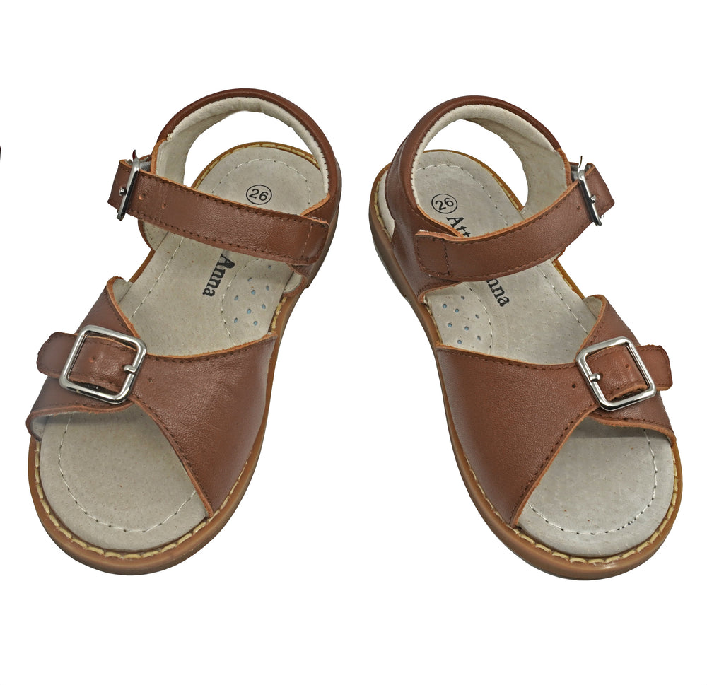 Atti and Anna Chris Sandal Light Chocolate Brown