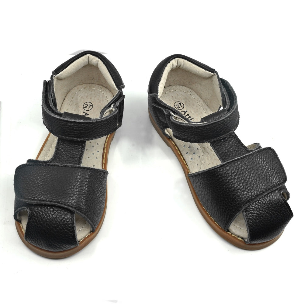Atti and Anna Ollie Fisherman Sandal Black