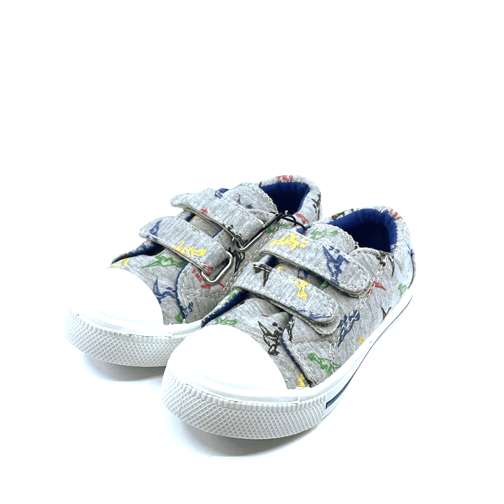 Charlie Loafer in Grey Dinosaur Print