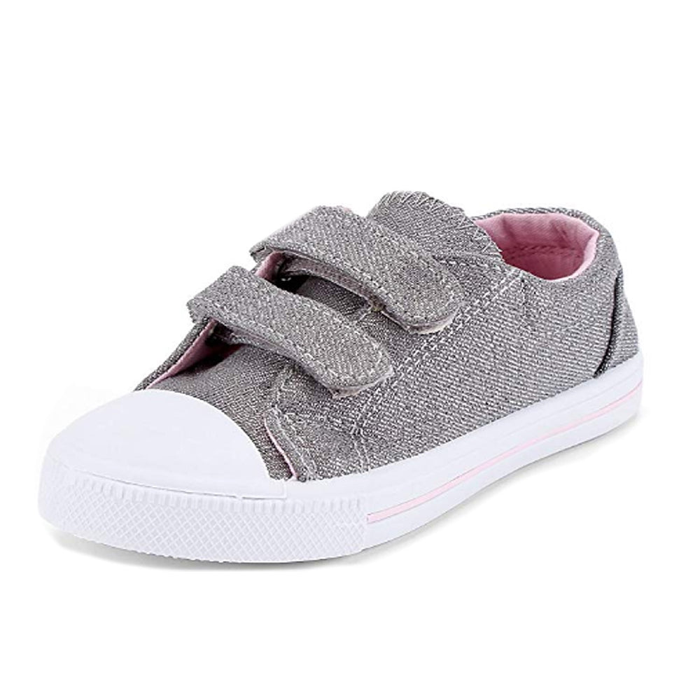 Charlie Canvas Loafer Grey Sparkle