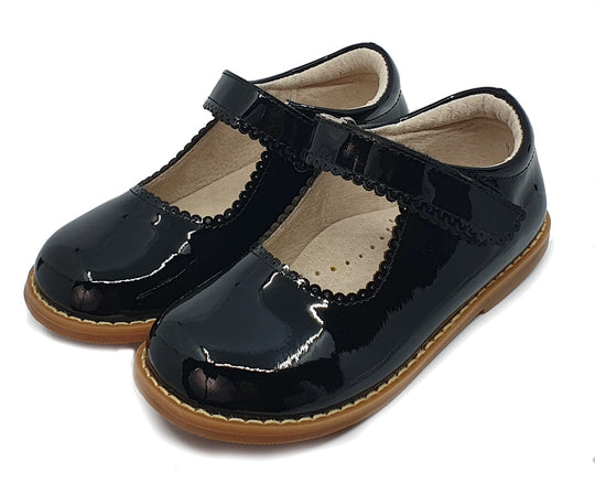 Atti & Anna Arielle Patent Black Dress Shoes