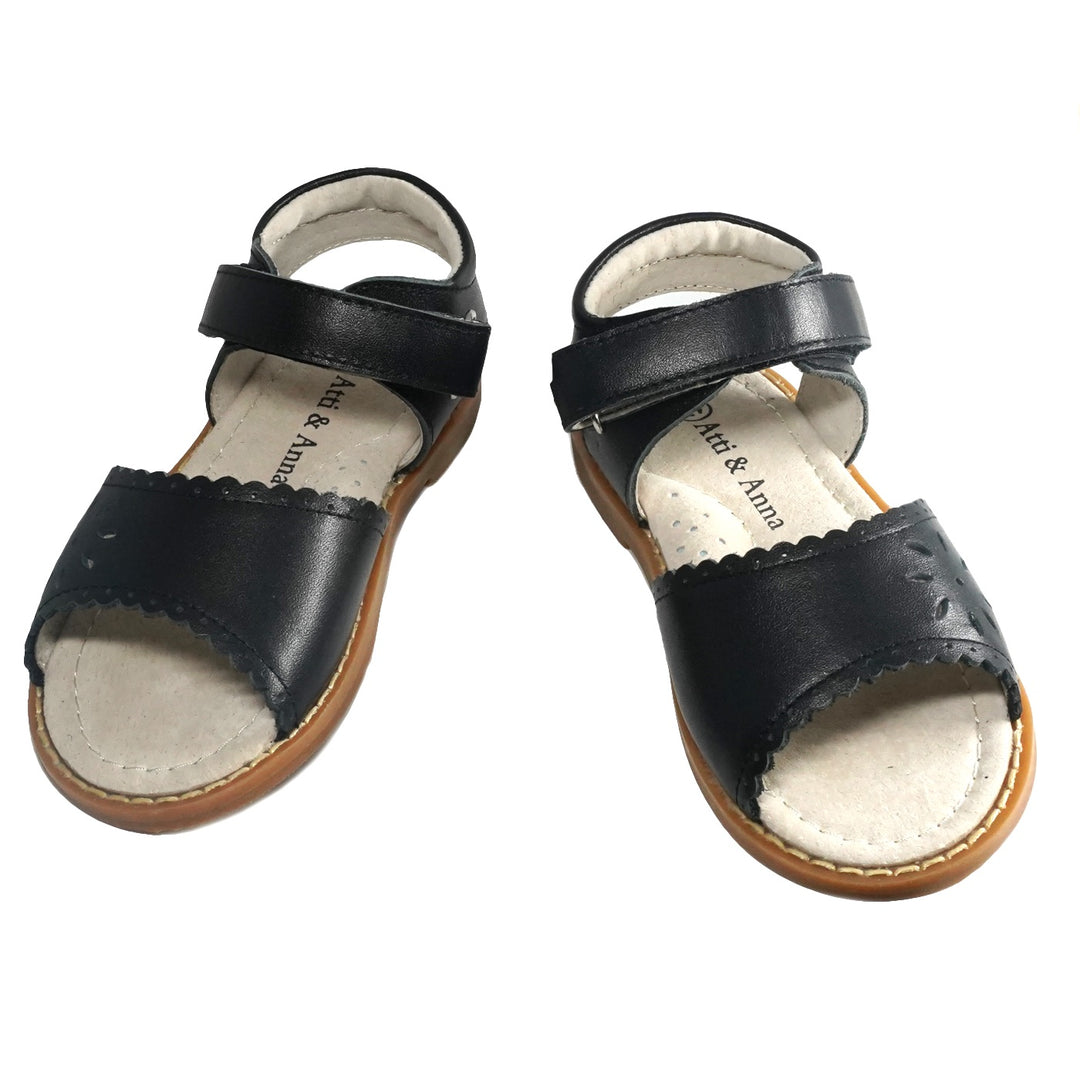 Atti and Anna Charlotte Sandal Black