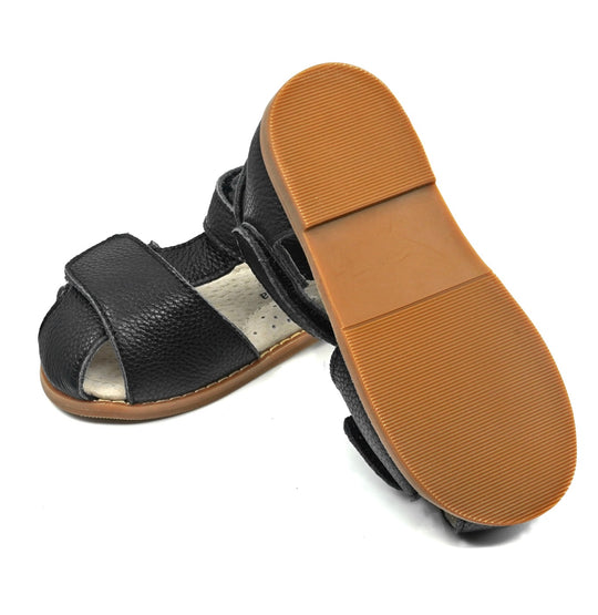 Atti and Anna Ollie Fisherman Sandal Black