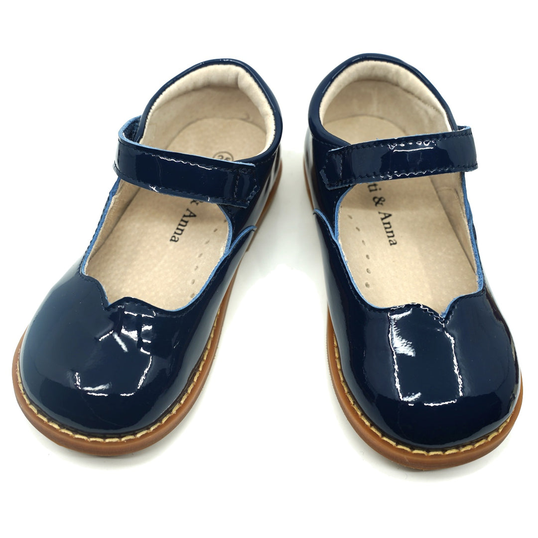 Atti & Anna Arabella Maryjane Shoe Patent Blue Dress Shoes
