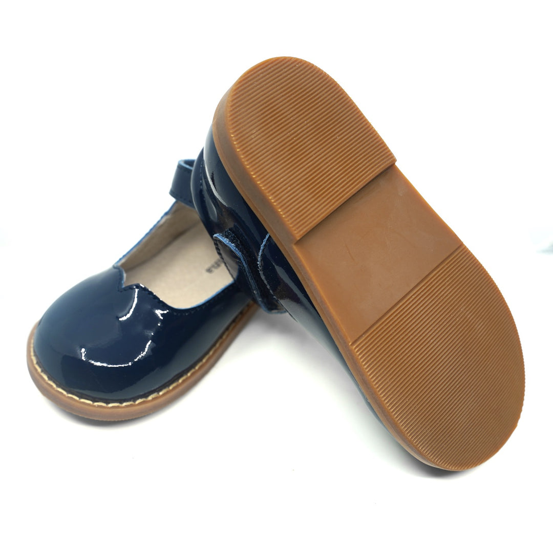 Atti & Anna Arabella Maryjane Shoe Patent Blue Dress Shoes