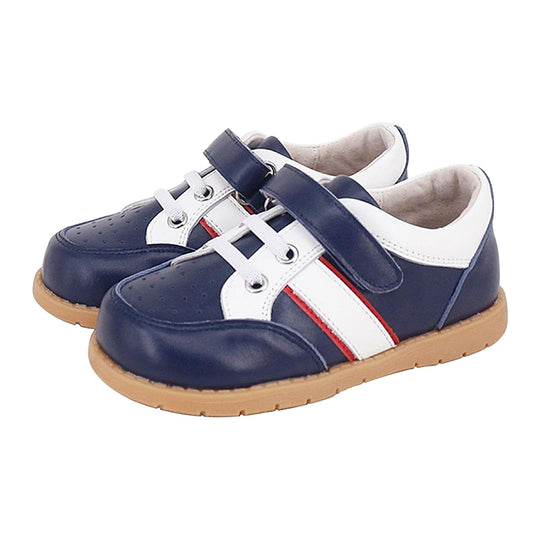 Atti and Anna Caleb Leather Sneaker Blue