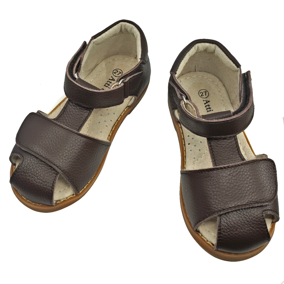 Atti and Anna Ollie Fisherman Sandal Chocolate