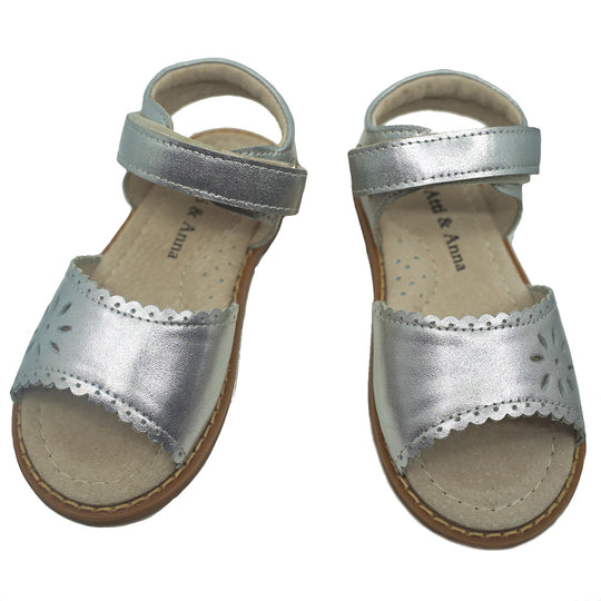 Atti and Anna Charlotte Sandal Sparkling Silver (sizes 4-12)